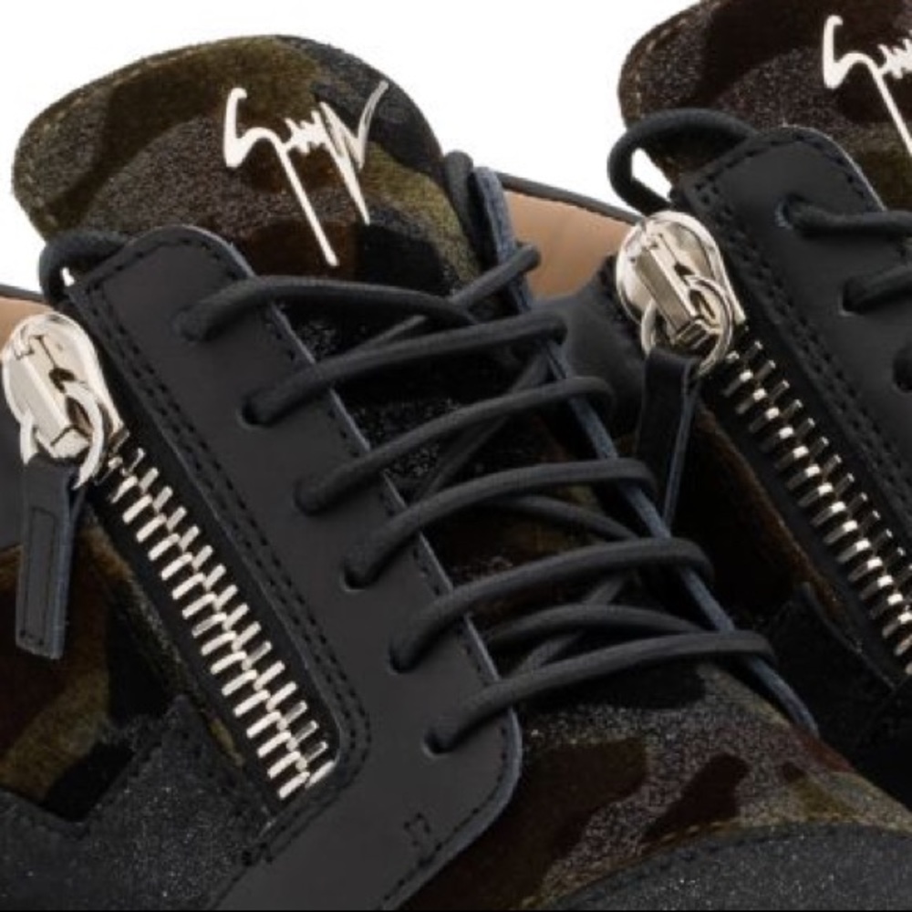 giuseppe zanotti BNIB camo accent trainers IT42 - Picture 4 of 8